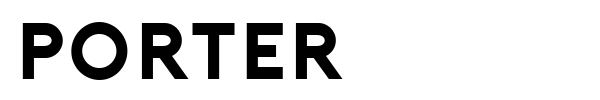Porter font preview